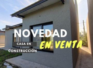 Casa · 60m² · 2 Ambientes · Casa de 1 Dorm en Construcción. Acequias del Aire. Roldan