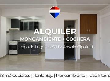 Departamento · 48m² · 1 Ambiente · 1 Cochera · Alquiler Departamento Planta Baja - Cipolletti