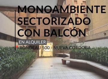 Departamento de 1 ambiente, Córdoba · Monoambiente Amoblado - Sectorizado en Alquiler - Nueva Cordoba
