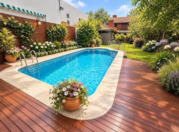 Casa · 340m² · 6 Ambientes · 4 Cocheras · Venta Casa 4 Dorm. Suite Piscina Jardin 2 Quinchos 2 Cocheras Lomas de Zamora Banfield Resid