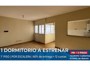Departamento · 43m² · 1 Ambiente · 1 Cochera · Depto 1 Dormitorio a Estrenar en Venta Zona Uca