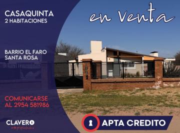 Quinta vacacional · 101m² · 2 Dormitorios · Casaquinta Apta Credito Hipotecario