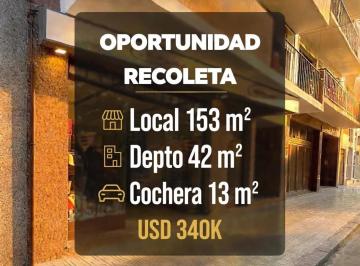 Local comercial · 233m² · 4 Ambientes · Exclusivo Paquete Inmobiliario en Recoleta: Local, Depto con Patio y Cochera