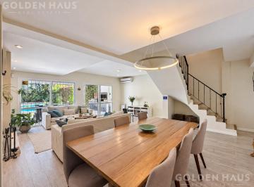 Casa · 190m² · 4 Ambientes · 2 Cocheras · Hermosa Casa de 4 Amb. + Dep en Beccar - Alquiler Anual Amoblado y Equipado