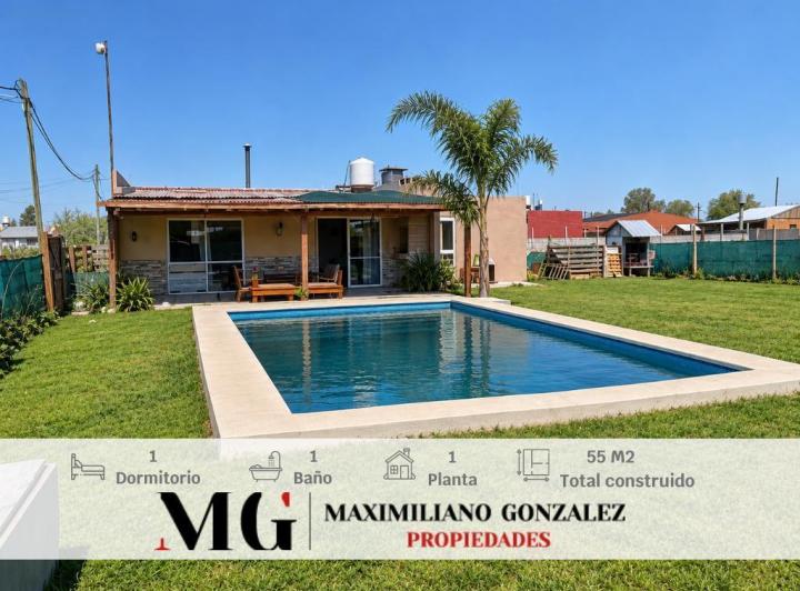 Casa · 50m² · 2 Ambientes · 1 Cochera