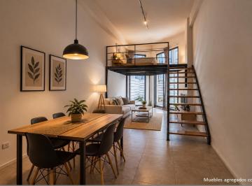 Departamento · 46m² · 1 Ambiente · Monoambiente en Venta en Parque Chacabuco con Entrepiso y Balcón Terraza