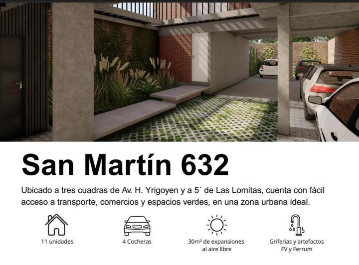 Departamento · 1 Ambiente · 4 Cocheras