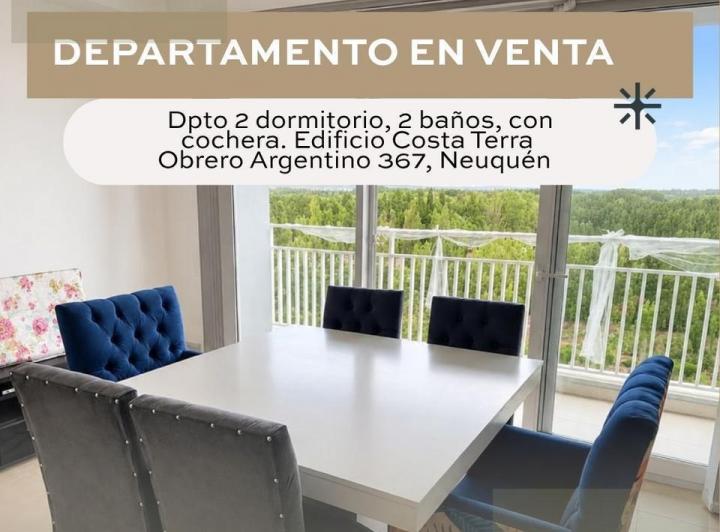Departamento · 80m² · 2 Ambientes · 1 Cochera