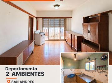 Departamento · 41m² · 2 Ambientes · Venta Dpto 2 Amb San Andrés Real Oportunidad!