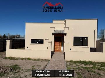 Casa de 4 ambientes, General Belgrano · Casa 2 Dorm. a Estrenar! - Calle Sargento Cabral (15) N° 1534 E/ 34 y 36 – General Belgrano
