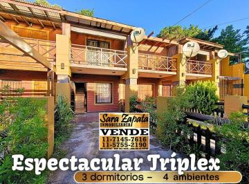 Casa de 4 ambientes, Mar del Tuyú · Tríplex Cerca del Mar 3 Dorm. en Reserva Forestal Mar del Tuyú Vende Sara Zapata Inmobiliaria