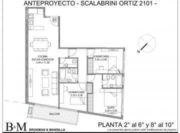 Departamento · 89m² · 4 Ambientes · 1 Cochera · Departamento - Palermo