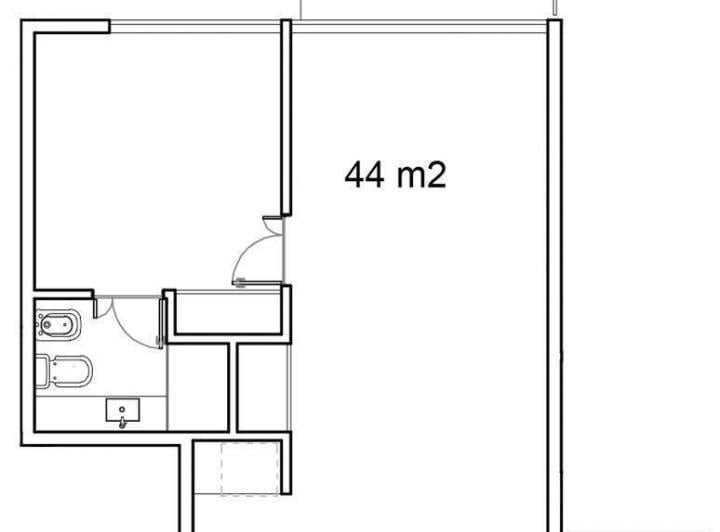 Departamento · 40m² · 2 Ambientes