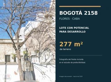Terreno · 186m² · Lote Usam en Flores Norte 1.669 m² Construibles