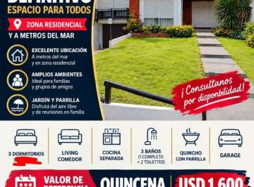 Casa de 5 ambientes, Miramar · Chalet 5 Ambientes en Zona Muelle: Tu Lugar en Miramar