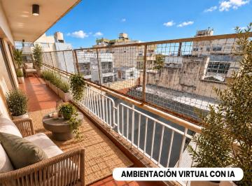 MUP-MUP-1892_2 · Amplio Semipiso de 4 Ambientes con Terraza Propia, Balcón Corrido, Dependencia de Servicio, Patio y