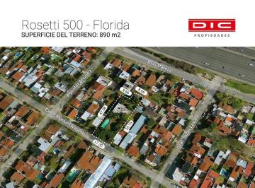 Terreno · 291m² · 6 Ambientes · 2 Cocheras · Terreno Venta - Florida - J. B. justo
