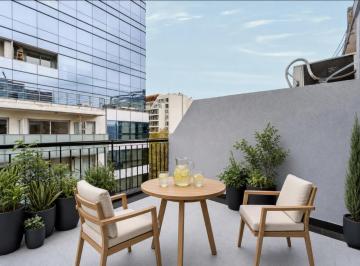 Departamento · 26m² · 1 Ambiente · Venta Monoambiente Balvanera | Piso 8 | Reciclado a Nuevo | Espectacular Balcón Terraza ¡único!