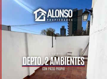 Departamento · 54m² · 2 Ambientes · Alquiler 2 Ambientes con Patio Propio | 58 m²