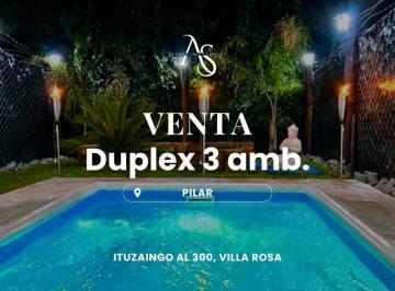 PH · 55m² · 3 Ambientes · 1 Cochera · PH - Villa Rosa