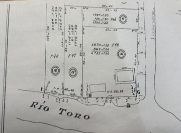 Terreno · 1778m² · Terreno en Venta Sobre Rio Toro con Muelle Tigre