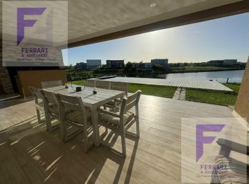 Casa · 180m² · 4 Ambientes · 4 Cocheras · Casa Amoblada Equipada en Alquiler en Barrio Náutico El Naudir a La Laguna Escobar