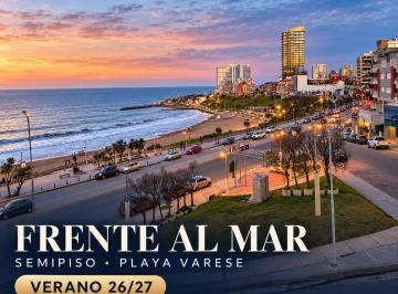 Departamento de 3 ambientes, Mar del Plata · Frente Al Mar, playa Varese