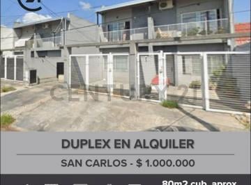 Casa · 80m² · 3 Ambientes · 1 Cochera · Duplex en Alquiler