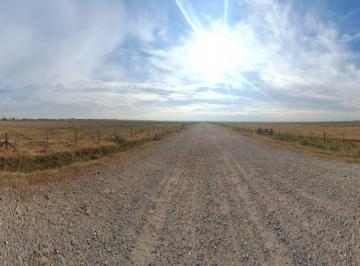 Camino interno de ripio y paisaje rural en El Descanso, barrio de chacras en Pilar · Chacra en Venta en Pilar - 2.06 Ha