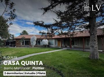 Quinta vacacional · 3665m² · 6 Ambientes · 1 Cochera · Quinta en Alquiler - Plottier