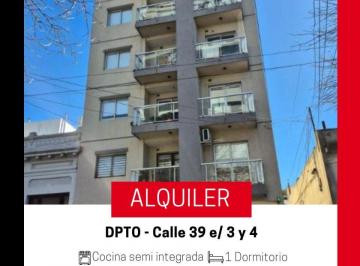 Departamento de 2 ambientes, La Plata · Depto 1 Dorm - Zona Centro - con Cochera