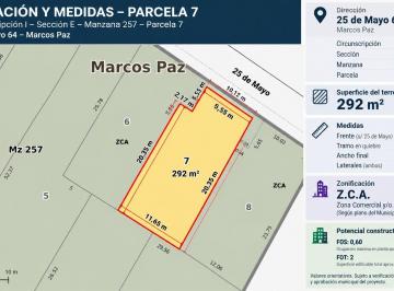 Casa · 164m² · 3 Ambientes · Venta Local y Casa 2 Amb Marcos Paz a Refaccionar