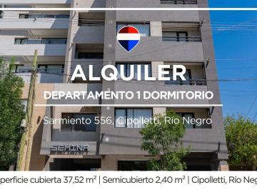 Departamento · 38m² · 2 Ambientes · 1 Cochera · Alquiler Departamento 1 Habitación con Cochera