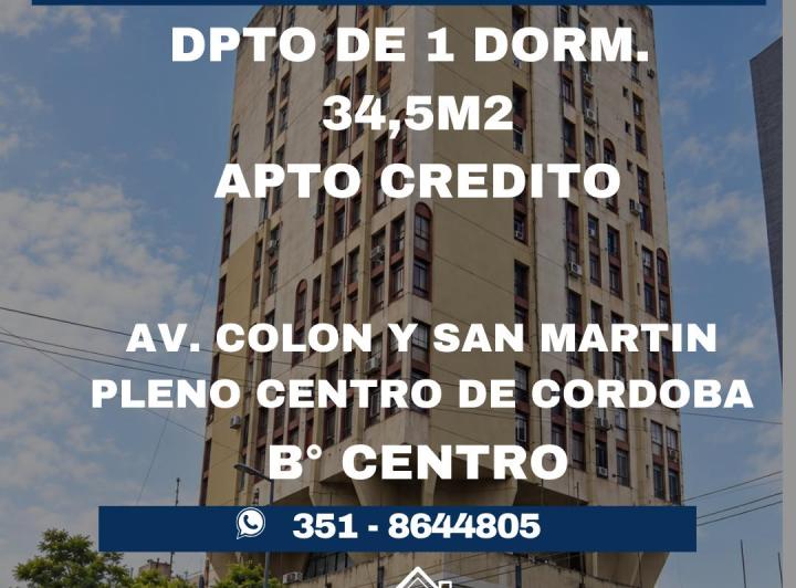 Departamento · 35m² · 1 Ambiente