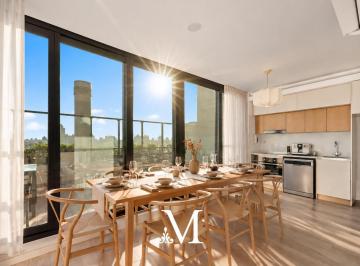 Departamento · 216m² · 4 Ambientes · 1 Cochera · Espectacular Triplex en Venta con 2 Terrazas y Parrilla, Cochera, Seg 24 H Full Amenities en Palermo