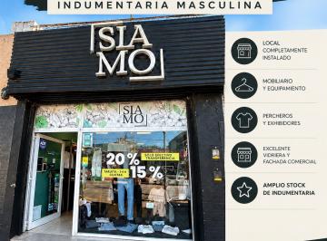 Fondo de comercio de 1 ambiente, Rosario · Fondo de Comercio en Venta – Indumentaria Masculina