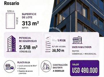 Terreno , Rosario · Terreno / Lote en Venta de 313 m² Ubicado en Nuestra Señora de Lourdes