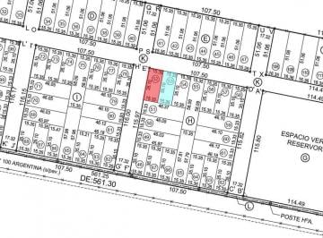 Terreno · 538m² · Venta de Terreno en Loteo "El Naciente" (Este)
