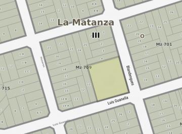 Terreno · 1688m² · Venta Lote - Aldo Bonzi