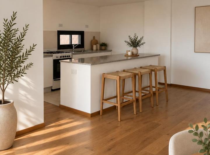 Departamento · 60m² · 3 Ambientes · 1 Cochera