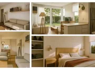 Departamento · 48m² · 2 Ambientes · 1 Cochera · Depto 2 Amb a Estrenar, La Nazarena, Pilar