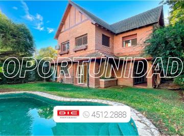 Casa · 315m² · 6 Ambientes · 2 Cocheras · Chalet 5 Dorm. Venta - Martinez - Vias/libert.