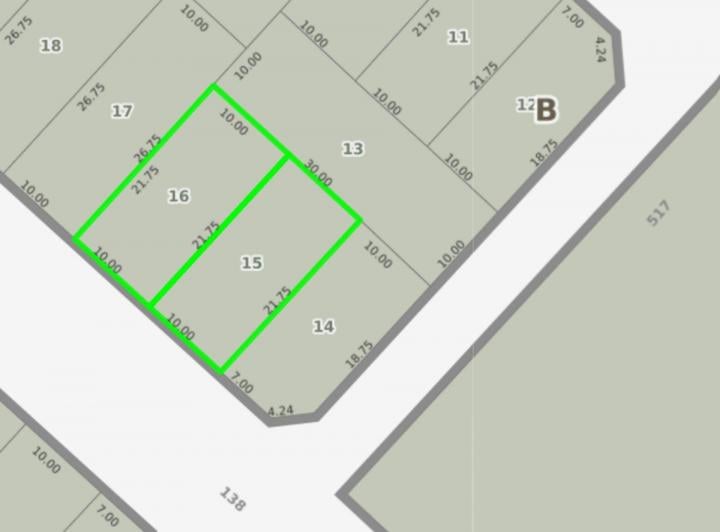 Terreno · 400m²