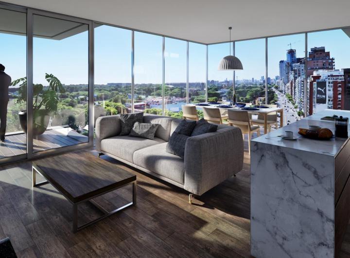 Departamento · 123m² · 4 Ambientes · 1 Cochera