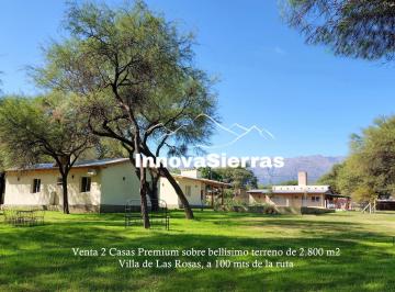Casa · 150m² · 6 Ambientes · 4 Cocheras · Venta 2 Casas Premium Equipadas | Bellísimo Parque de 2800 m² | Villa de Las Rosas | Traslasierra