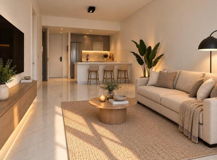Departamento · 57m² · 2 Ambientes · 1 Cochera