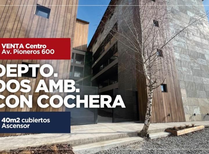 Departamento · 39m² · 2 Ambientes · 1 Cochera