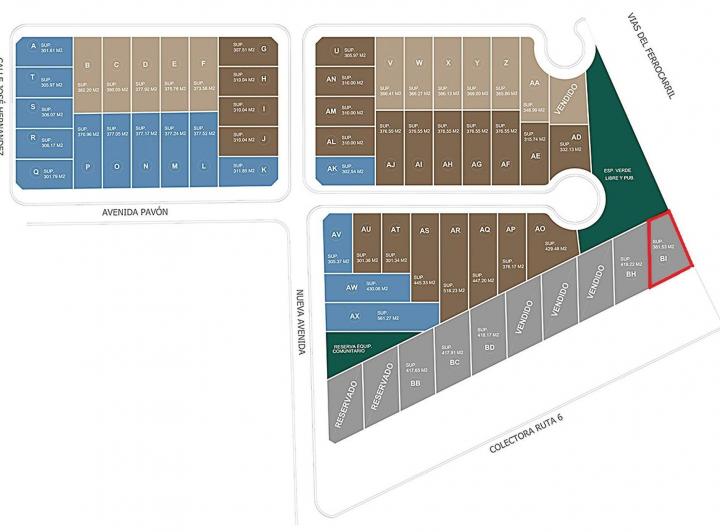 Terreno · 382m²