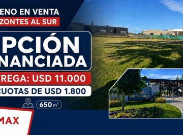 Terreno · 650m² · Terreno en Venta Horizontes Al Sur Financiado