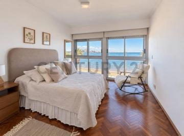 Departamento · 100m² · 5 Ambientes · Alquiler Frente Al Mar Punta Carretas - Amueblado| 2 Dorm. y Escritorio|